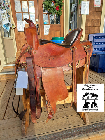 15" American Saddlery The Mule Tamer Trail Saddle