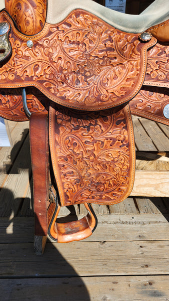16" Rocking R Western Equitation Show Saddle