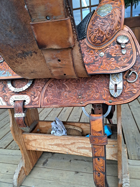 15" Billy Cook Longhorn Western Equitation Show Saddle