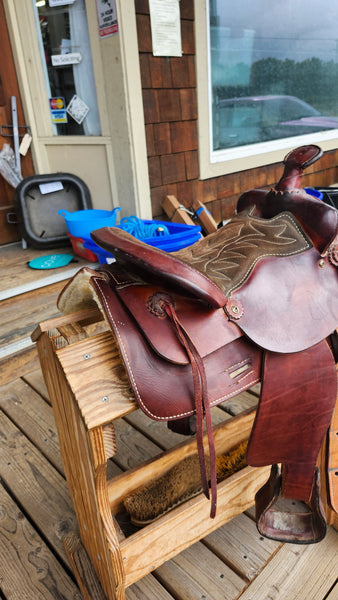 13" American Saddlery General Lee Western Saddle