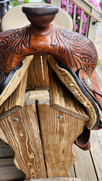 16" Bar M Carson River Reining Saddle