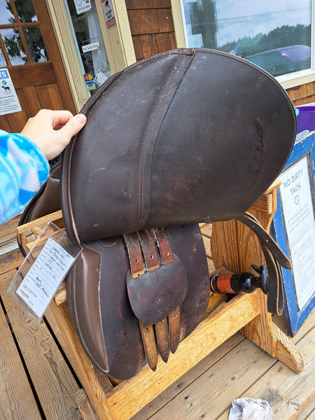 17.5" Collegiate Art All Purpose English Saddle