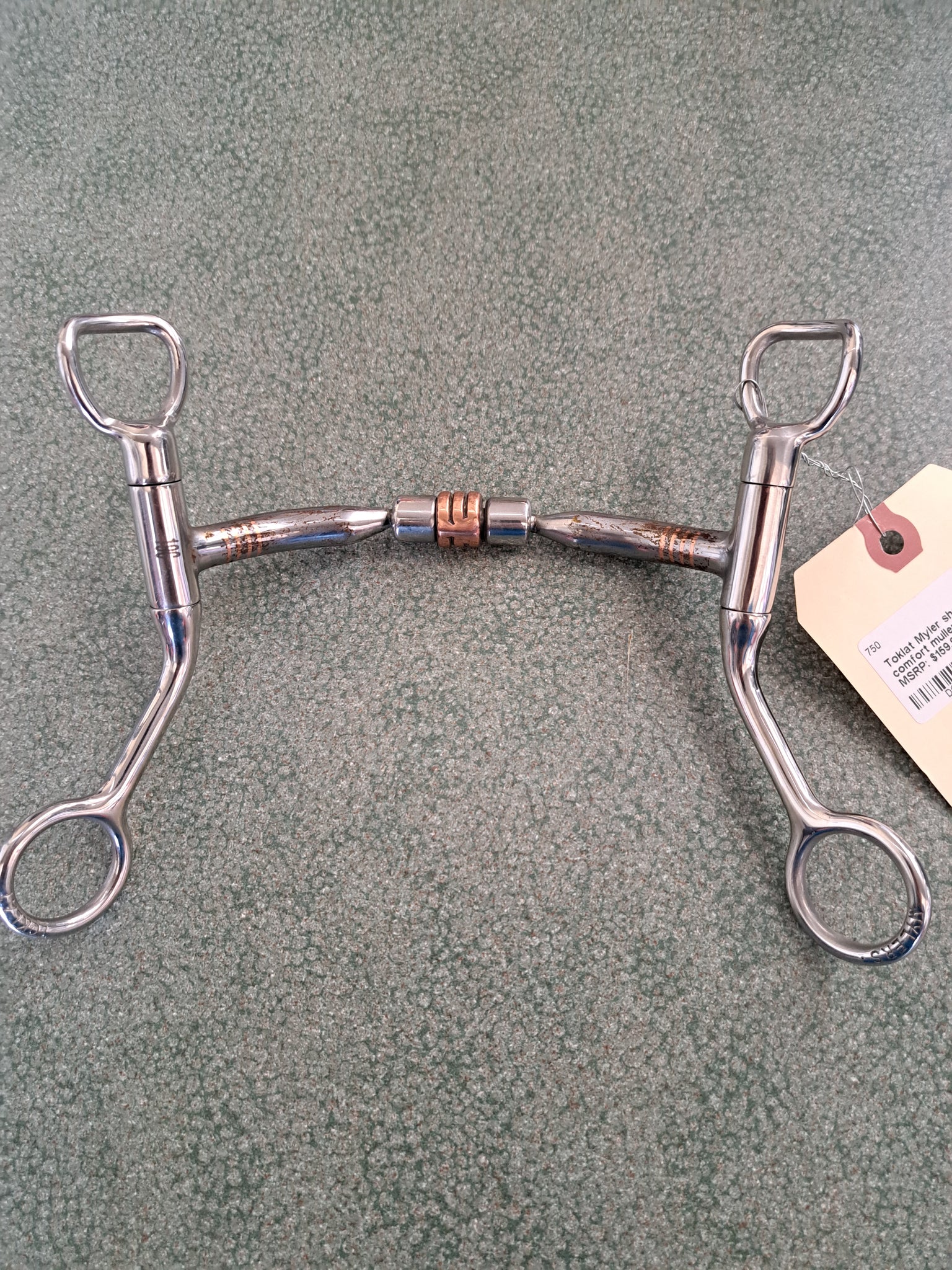 5" Toklat Myler Short Shank Comfort Mullen with barrel
