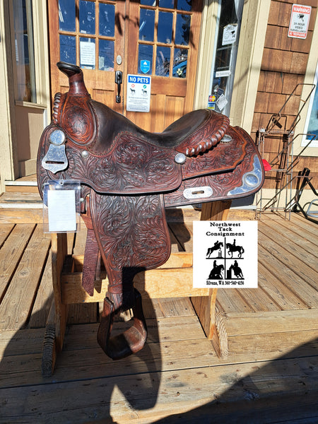 15" Champion Turf Western Equitation Show Saddle