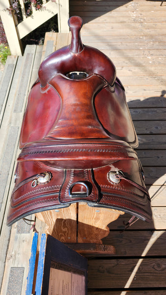 15" Circle Y Topeka Flex2 Western Trail Saddle