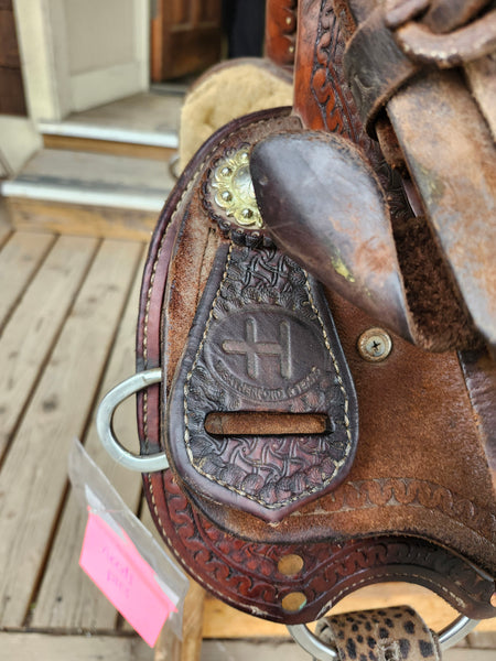 ON TRIAL 15" Bar H Barrel Saddle