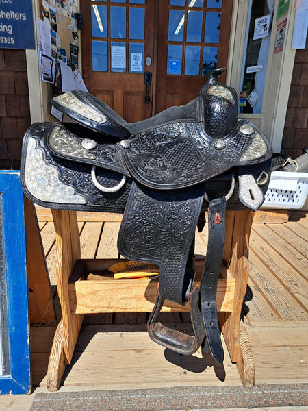14" Silver Royal Challenger Western Show Saddle