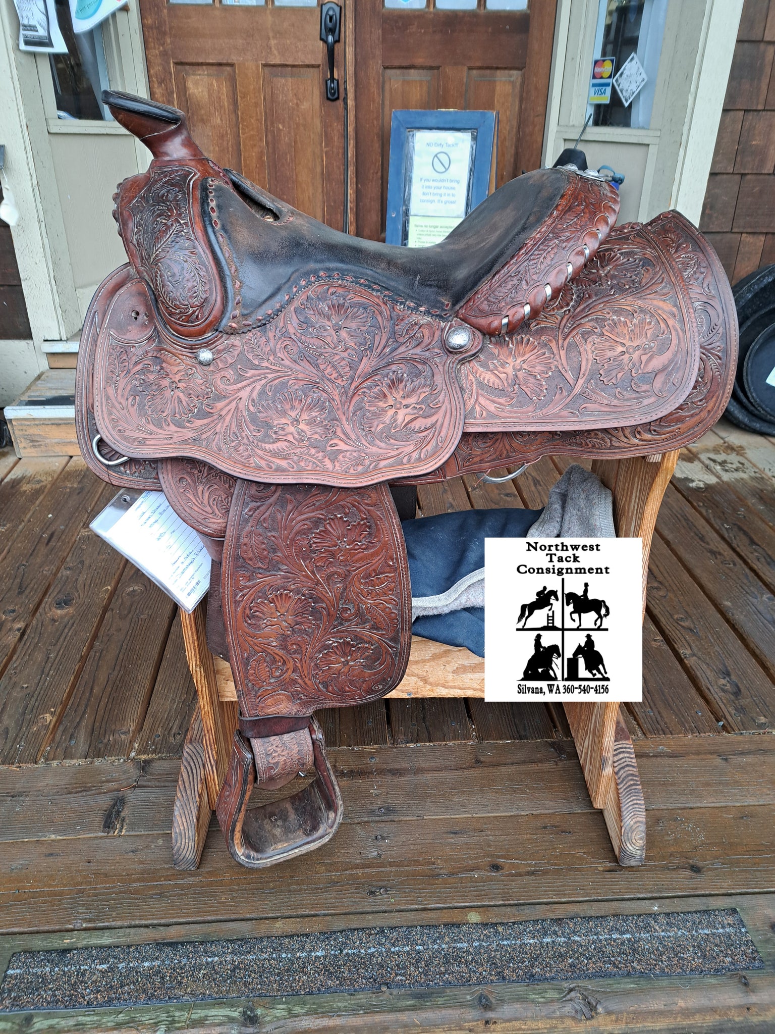 15" Billy Cook Western Equitation Show Saddle