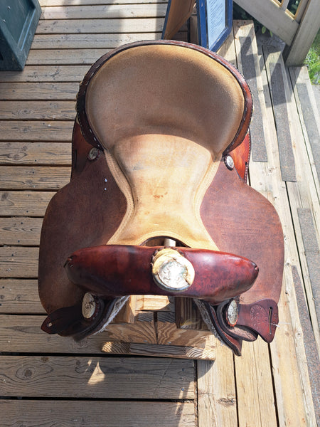 15" Lamb Co Barrel Racing Saddle