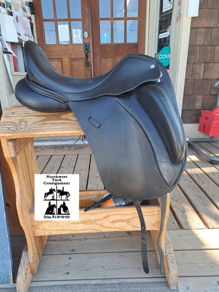 17.5" Custom Saddlery Advantage R Monoflap Dressage Saddle