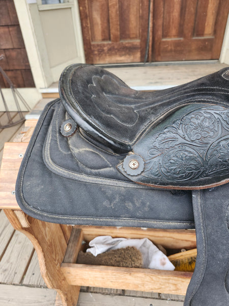 12" Big Horn Synthetic Pony Saddle