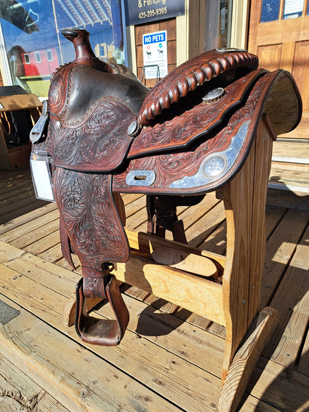 15" Champion Turf Western Equitation Show Saddle
