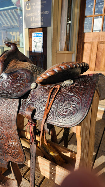 15" Vintage Simco Western Trail Saddle