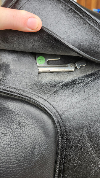 17" Jaguar by Harry Dabbs XKC Dressage Saddle