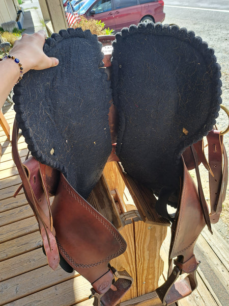 16" Red Sky Saddles Wade Ranch Roper Mule Saddle