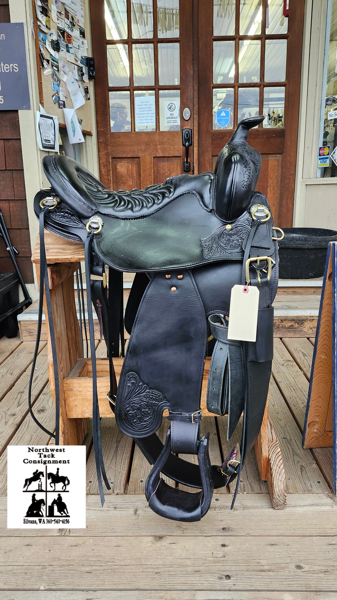 16.5" Tucker Meadow Creek Creek Western Trail Saddle