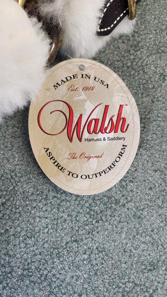 OS Welsh Leather Halter with Fleece