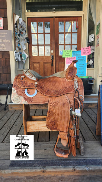 16" Dale Chavez Western Equitation Show Saddle