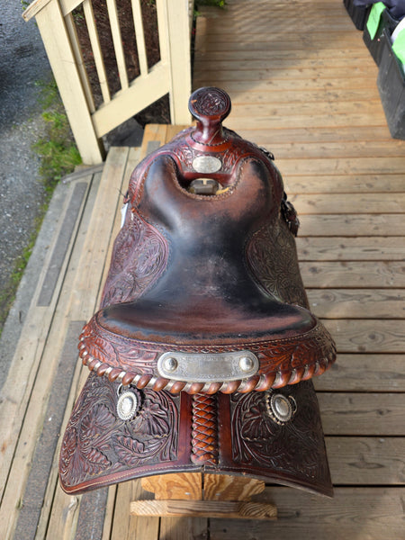 15" Victor Supreme Western Equitation Show Saddle