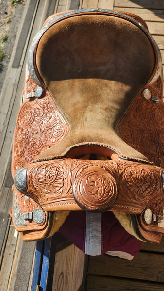 16" Broken Horn Saddlery Western Equitation Show Saddle