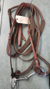 Single Ear Buckstitch Bridle set