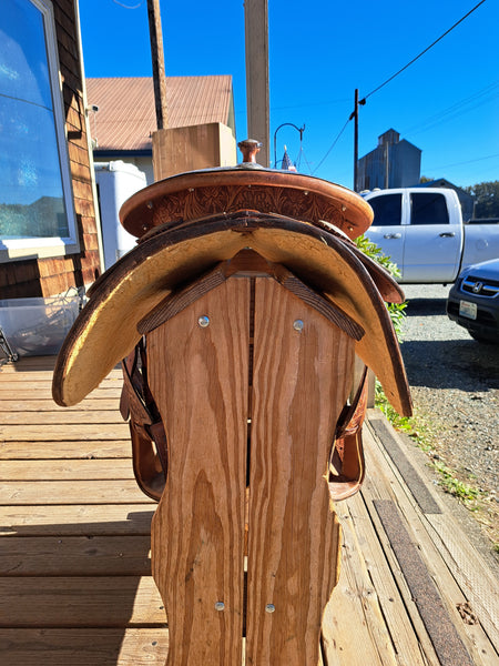 17" Silver Mesa Western Equitation Show Saddle