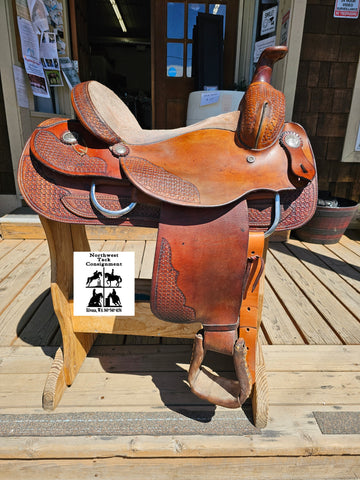 15.5" Santa Fe Roping Saddle