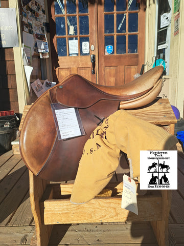 17" Butet Close Contact Jump Saddle