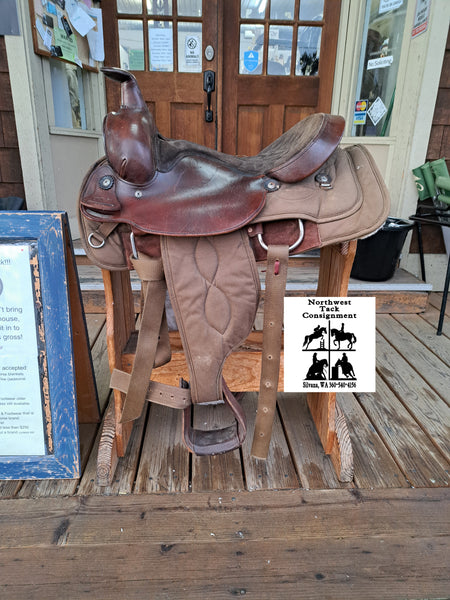 15" Big Horn Cordura Roper Western saddle