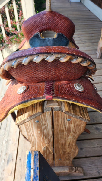 16" SRS Barrel Racing Saddle