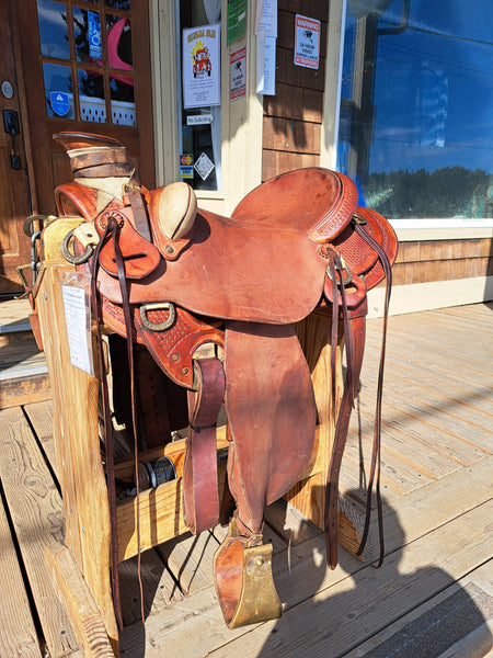 16" Watt Bros Wade Ranch Roper Saddle