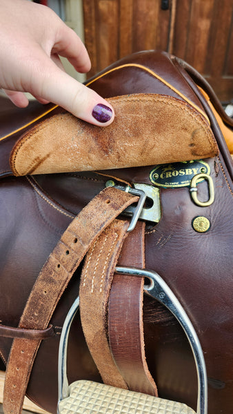 16.5" Crosby Sovereign Prix de Nations Close Contact Jump Saddle