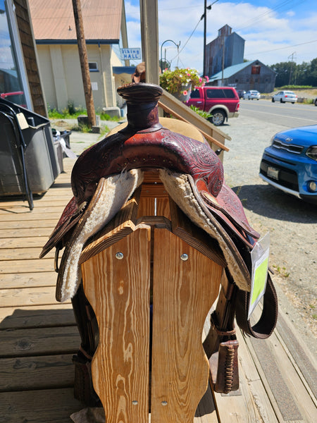 15.5" American Saddlesmith Action Co Western Pleasure Saddle