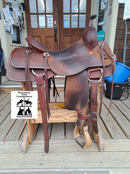 16" SRS Saddlery Cutter Saddle