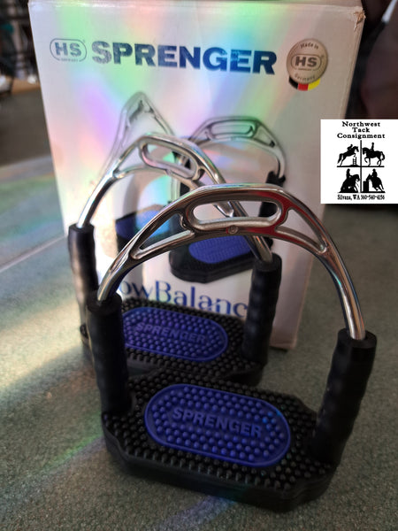 NEW Herm Sprenger Bow Balance Stirrups