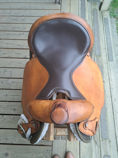 16" Fabtron Arabian Full Quarter Western Trail Saddle