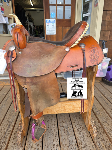 16" Ruff's Saddle Shop Barrel Saddle