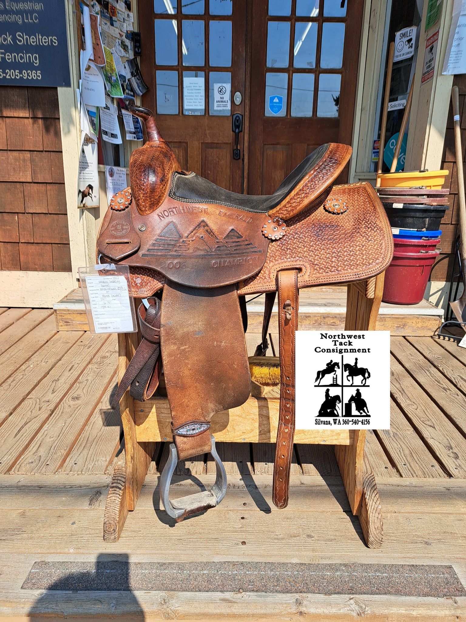 14" Western Saddelry Barrel Saddle