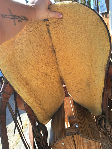 16" Watt Bros Wade Ranch Roper Saddle