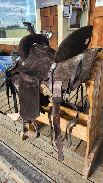 14.5" Master Saddles Selas Barrel Saddle