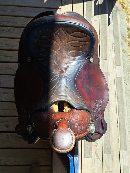 ON TRIAL 15" Circle Y Arabian Western Trail Saddle