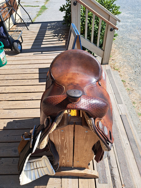 15" Crates Western Equitation Show Saddle