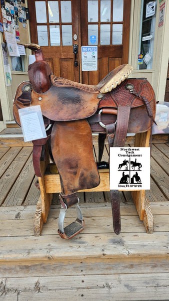 15.5" Billy Cook Roping Saddle
