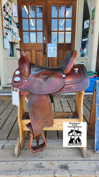 ON TRIAL 16" Tex Tan Tex-Flex Western Trail Saddle