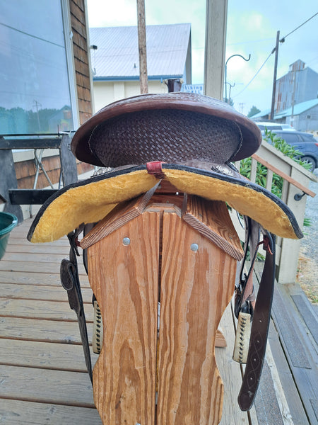 16" Silver Royal Jackpot All Around Roping Saddle