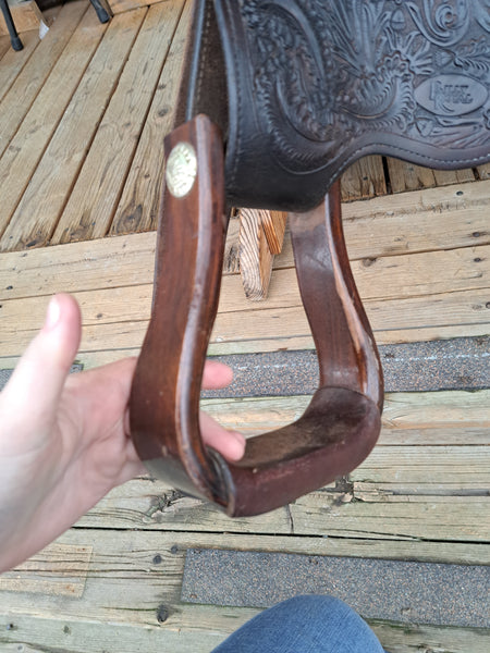 ON TRIAL 16"  Vintage Billy Royal Western Equitation Show Saddle