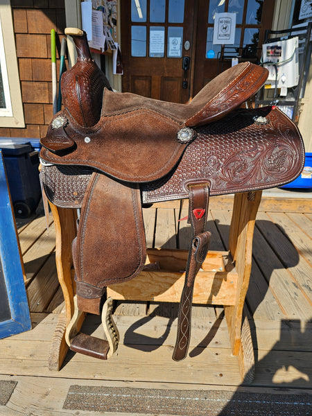 16" Silver Royal Jackpot All Around Roping Saddle