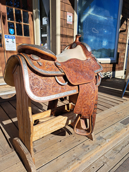 17" Silver Mesa Western Equitation Show Saddle
