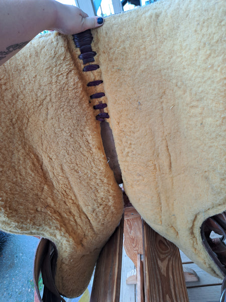 15.5" Custom Woods Equitation Saddle