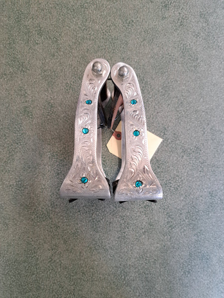 Western Engraved Stirrups